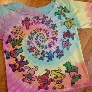 Vintage Grateful Dead Rainbow Bears tee